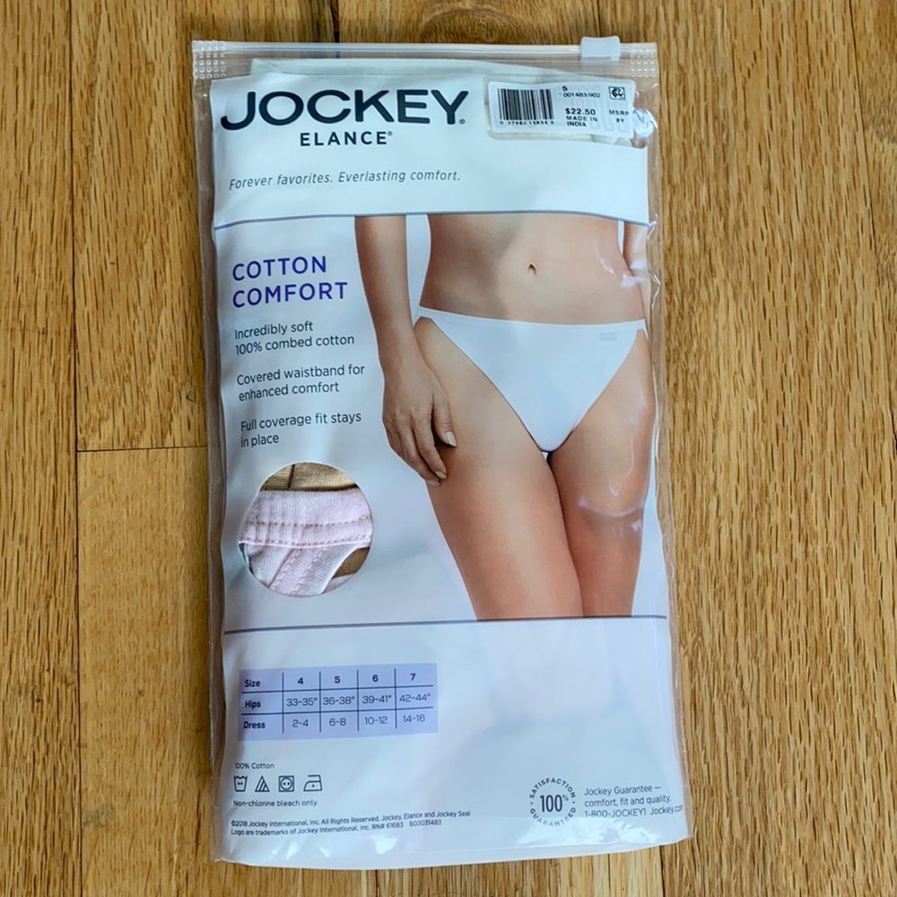 Jockey cotton bikinis size 5